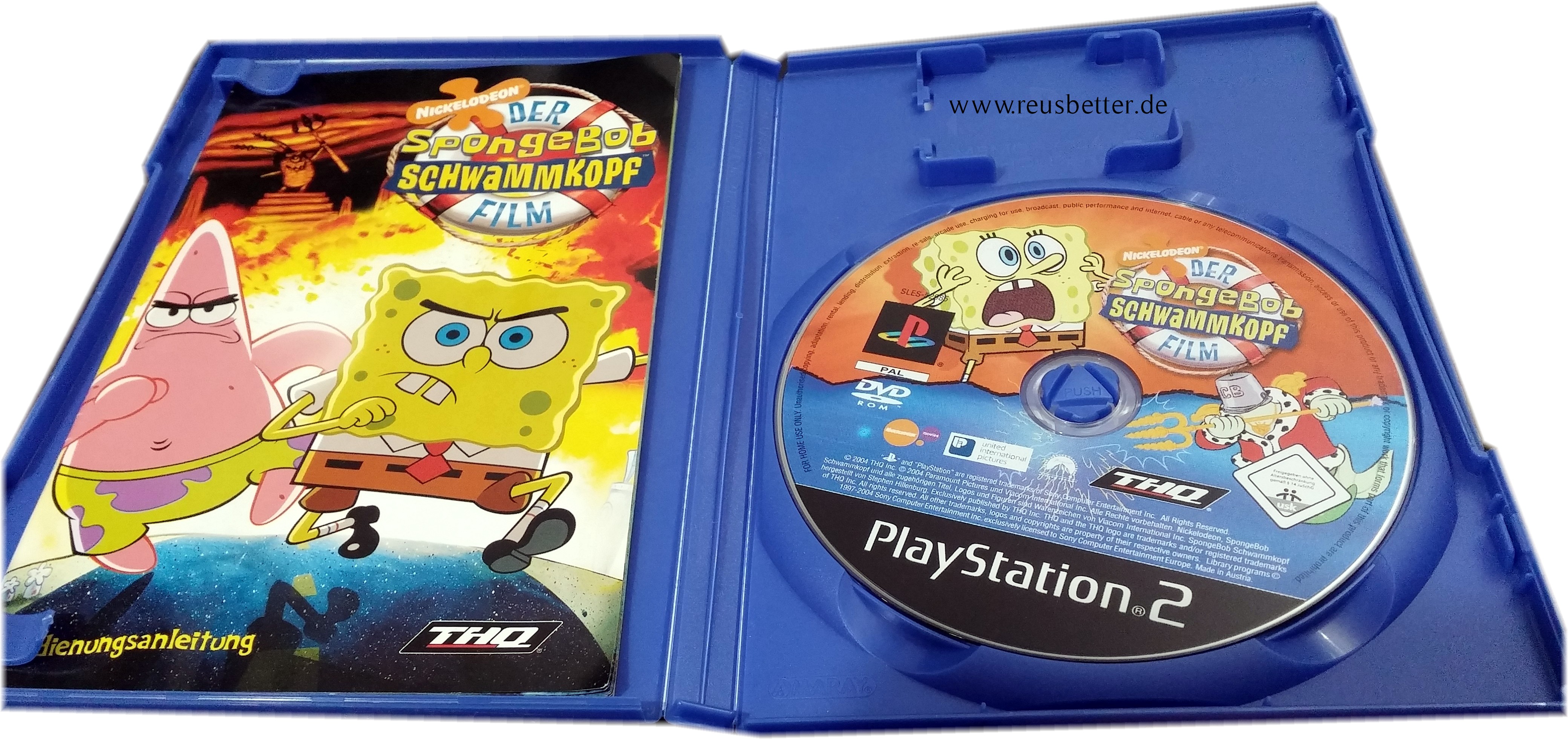 SpongeBob Schwammkopf Spiel Der Film Sony PS2
